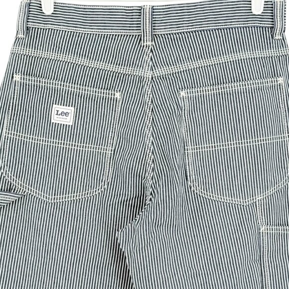 Lee Workwear Men's Striped Pockets Blue Carpenter Shorts Size 30 Heavy Duty NWT - Picture 4 of 12